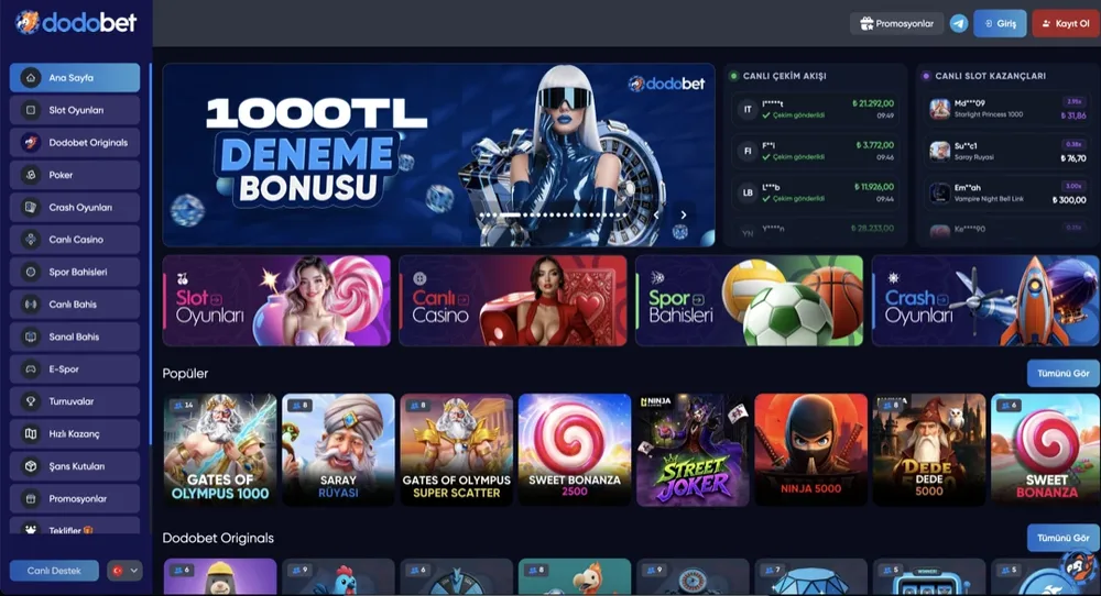 dodobet giriş