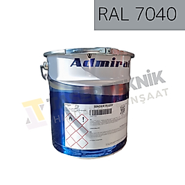 Admiral Endüstriyel Rapid Yarımat Sonkat Boya RAL 7040 (15 KG)