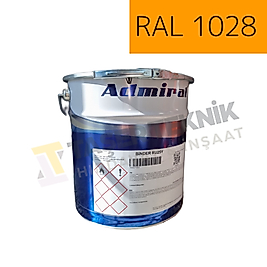 Admiral Endüstriyel Rapid Yarımat Sonkat Boya RAL 1028 (15 KG)