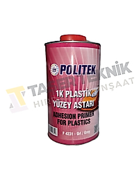 Politek 1K Plastik Yüzey Astarı (Gri) 1 L