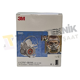 3M 6300 Yarım Yüz Maskesi