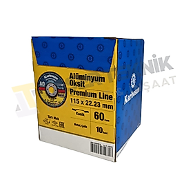 Karbosan Alüminyum Oksit Premium Line 60 kum 115x22.23 mm (10'lu)
