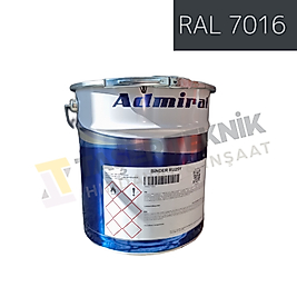 Admiral Endüstriyel Rapid Mat Sonkat Boya RAL 7016 (15 KG)