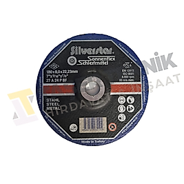 Sonnenflex Silverstar Taşlama Taşı 180x8,0x22,23 mm (10'lu)