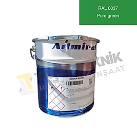Admiral Endüstriyel Rapid Yarımat Sonkat Boya RAL 6037 (15 KG)